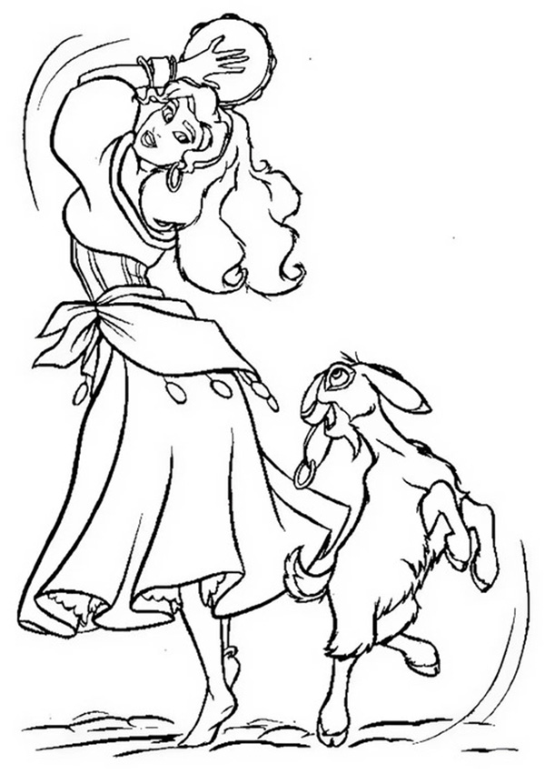 tranh tô màu công chúa disney 7