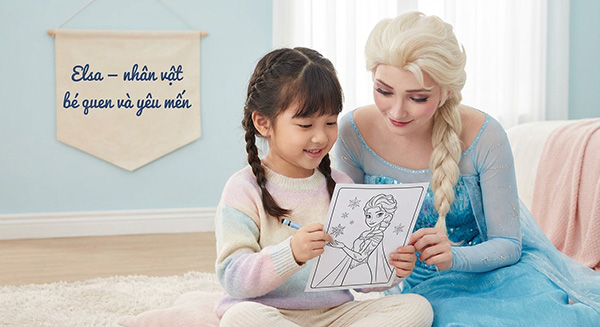 vì sao tranh tô màu công chúa elsa được yêu thích